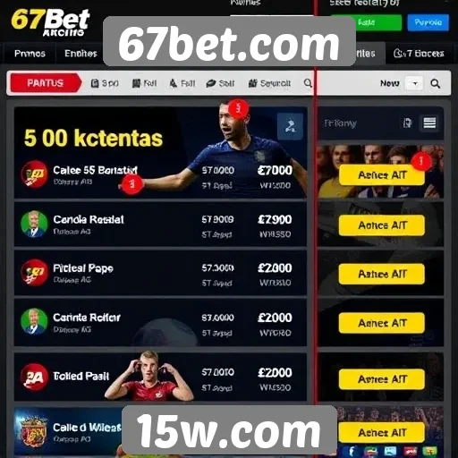 Comparação de bônus e promoções na 67bet.com